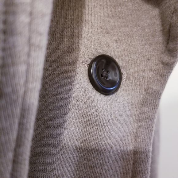 Original Nicole Miller Tan Taupe Cotton Blazer Jacket Coat - Picture 3 of 6